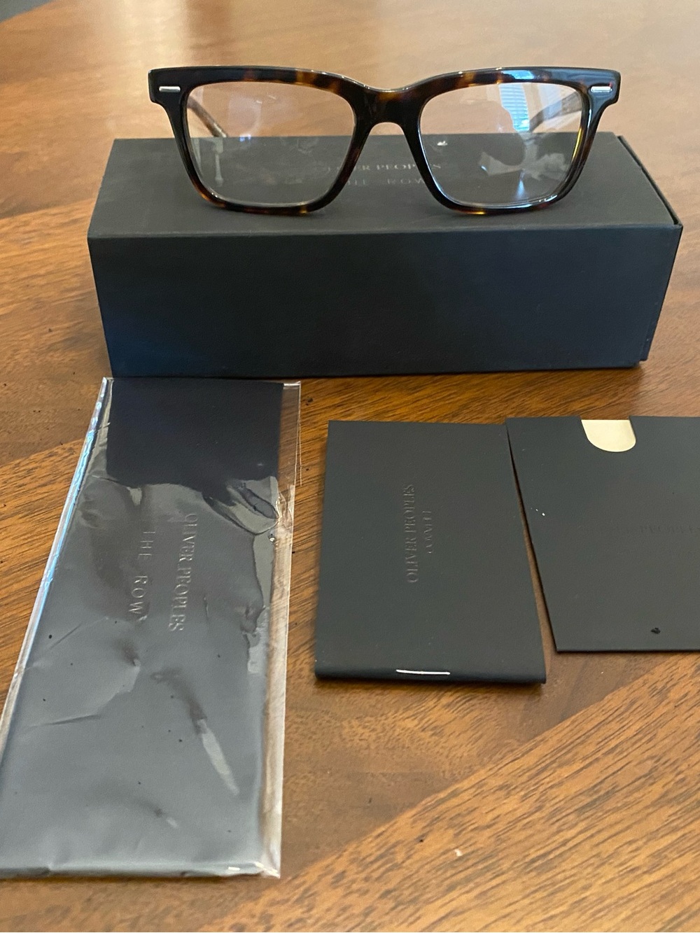 Oliver Peoples Tortoiseshell Rectangular Men's Glasses